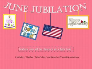 The Monson Month of Jubilation Giveaways